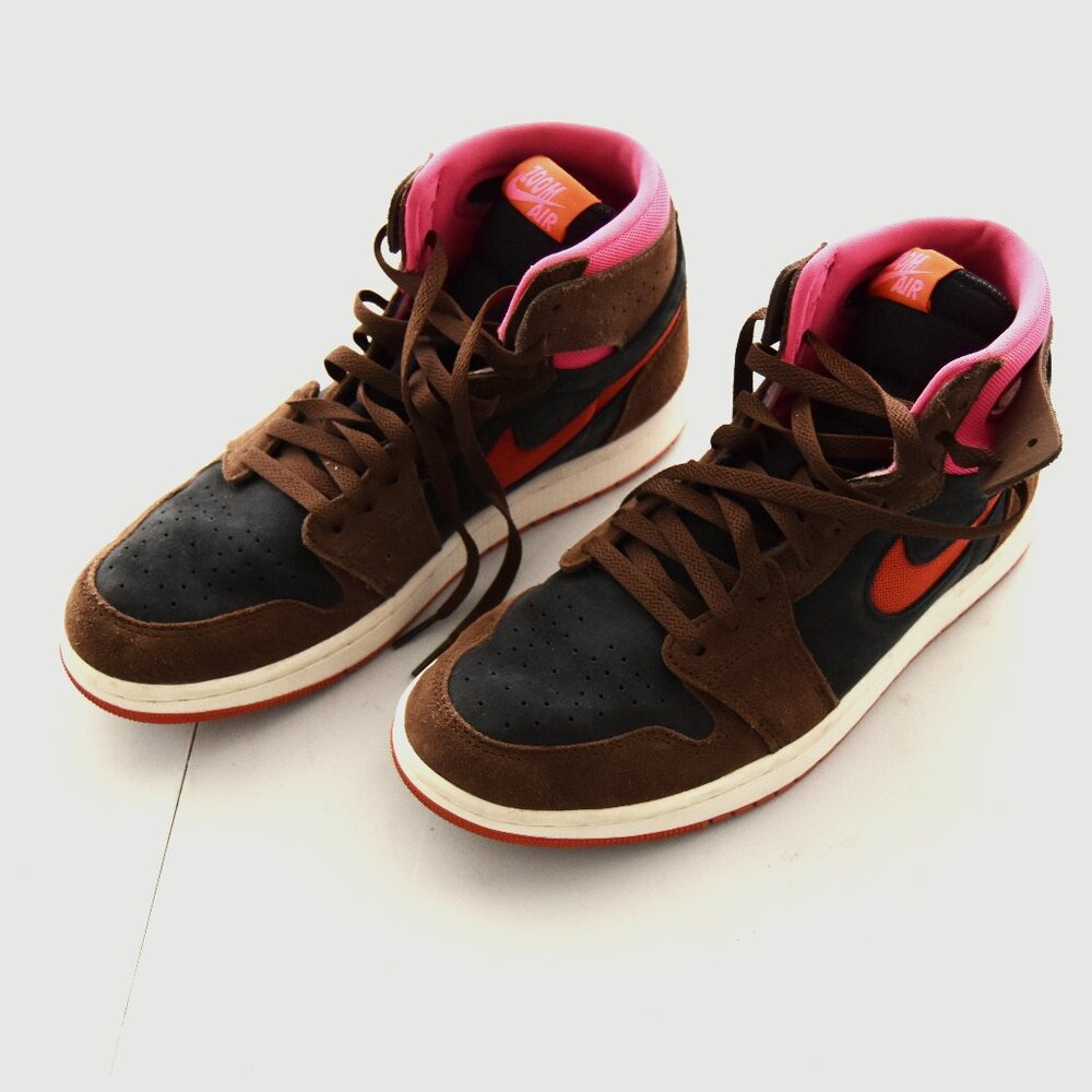 NIKE AIR JORDAN 1 PINK, RED, BROWN AND BLACK